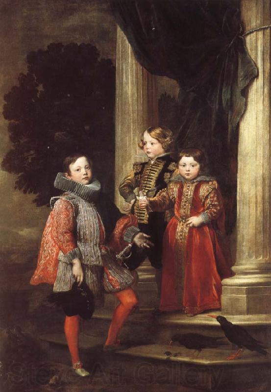 Anthony Van Dyck The Balbi Children Norge oil painting art
